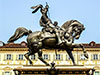 la statua del cavallo di bronzo