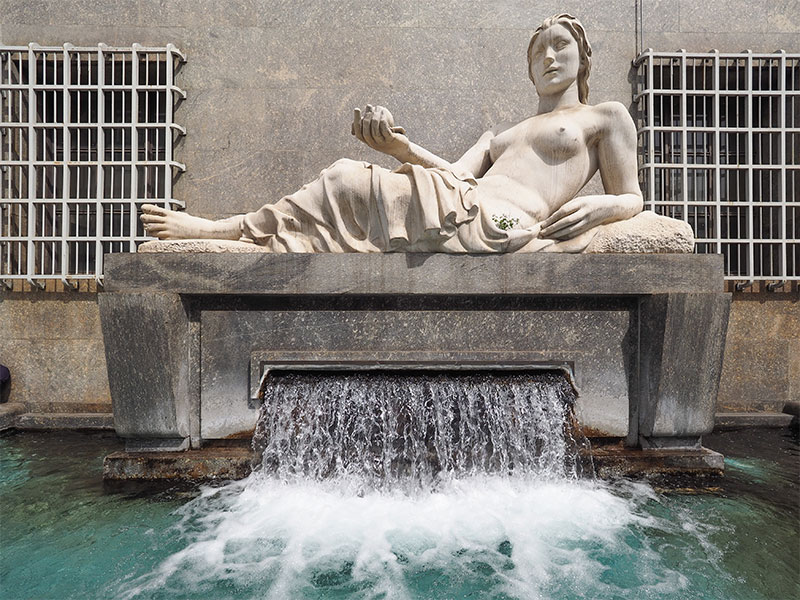 fontana della Dora in piazza CLN